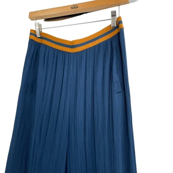 Matilda Jane Blue Crepe Pull On Pants Womens Size Large Pockets Lightweight - Picture 3 of 11